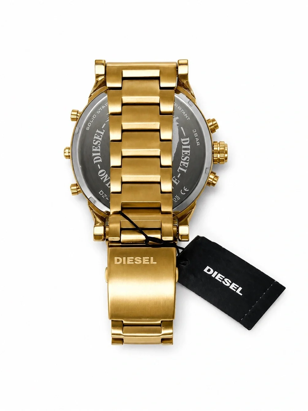 Diesel DZ7333 Mr. Daddy 2.0 Double Disc Jump Hour Gold